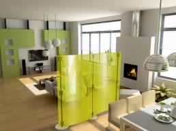 Modern Room Dividers Fluowall By Paxton Modern Room Dividers Fluowall By Paxton