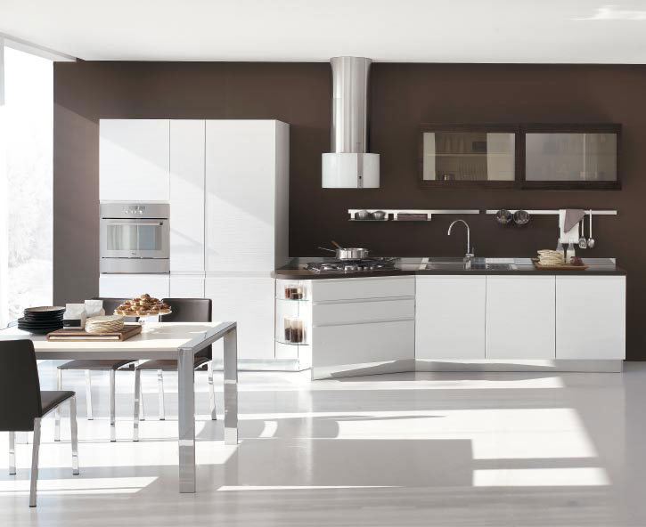 New Modern Kitchen Design with White Cabinets black and white kitchen,italian kitchen,modern italian kitchens,modern kitchen cabinets,modern kitchen design,modern kitchen design ideas,modern kitchens,stosa,white kitchen cabinets,kitchen designs