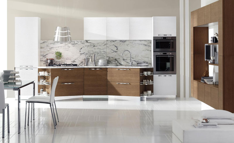kitchen models on New Modern Kitchen Design With White Cabinets     Bring From Stosa
