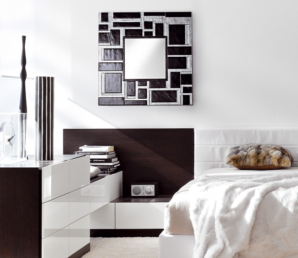 Wall Mirrors With Beautiful Finishes Art Deco by Stocco | DigsDigs