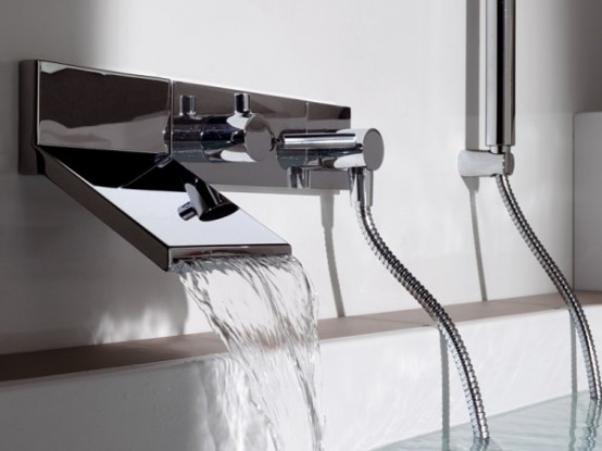 Wall Mount Waterfall Faucet For Stylish Bathroom