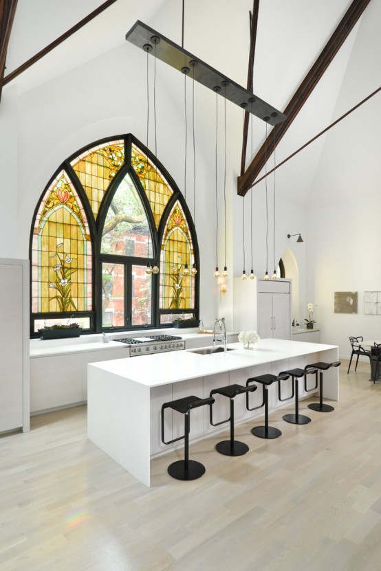 A Church Transformed Into A Eye Catching Minimalist Home