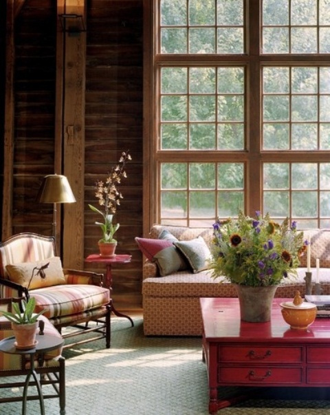 Airy And Cozy Rustic Living Room Designs