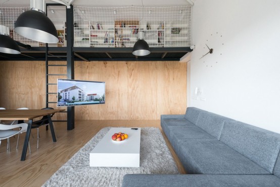 Airy And Spacious Modern Loft With A Second Floor Airy And Spacious Modern Loft With A Second Floor