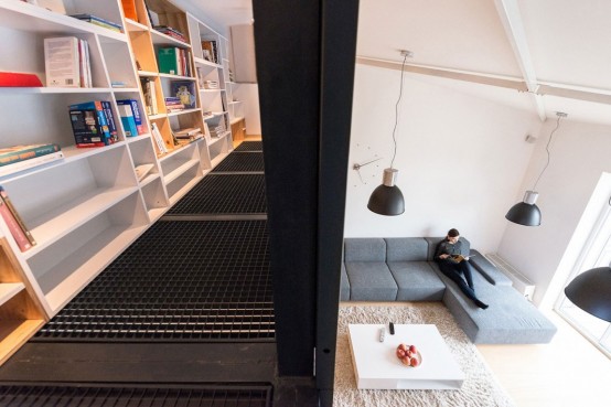 Airy And Spacious Modern Loft With A Second Floor Airy And Spacious Modern Loft With A Second Floor