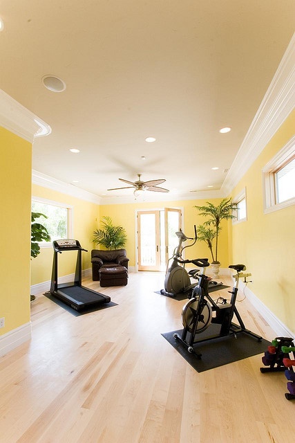 58 Well Equipped Home Gym Design Ideas - DigsDigs