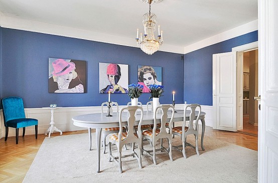 Apartment Interior Design Where Oldness Mixed With Modernism