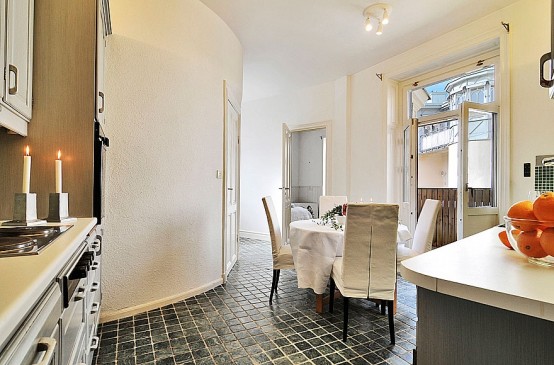 Apartment Interior Design Where Oldness Mixed With Modernism