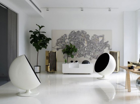 Artist Contemporary House Interior