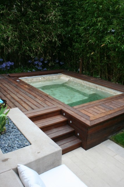 48 Awesome Garden Hot Tub Designs | DigsDigs