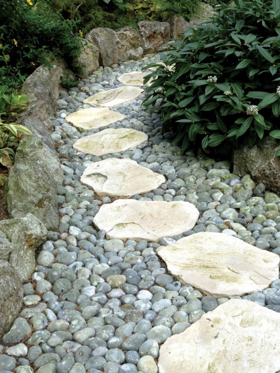 43 awesome garden stone paths - digsdigs