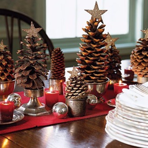 ... Outdoor And Indoor Pinecone Decorations For Christmas | DigsDigs