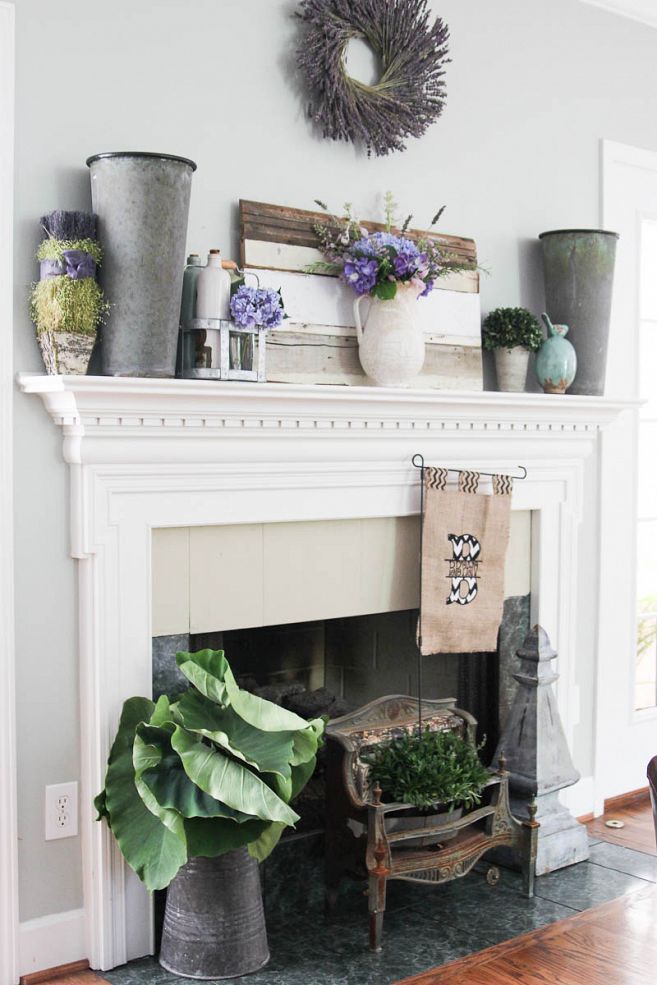 42 Awesome Summer Mantel Décor Ideas | DigsDigs