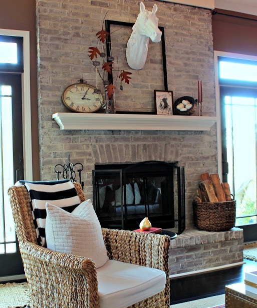 38 Awesome Whitewashed Fireplace Designs | DigsDigs