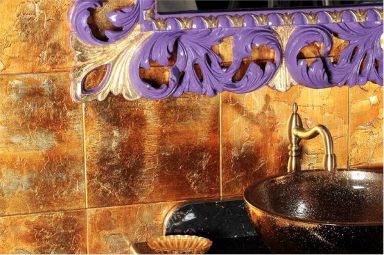 Gold Bathroom Tile Gold Bathroom Tile
