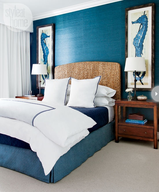 Blue Beach Bedroom Ideas