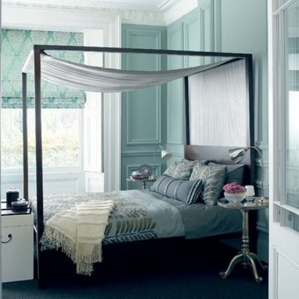 20 Beautiful Blue And Gray Bedrooms | DigsDigs