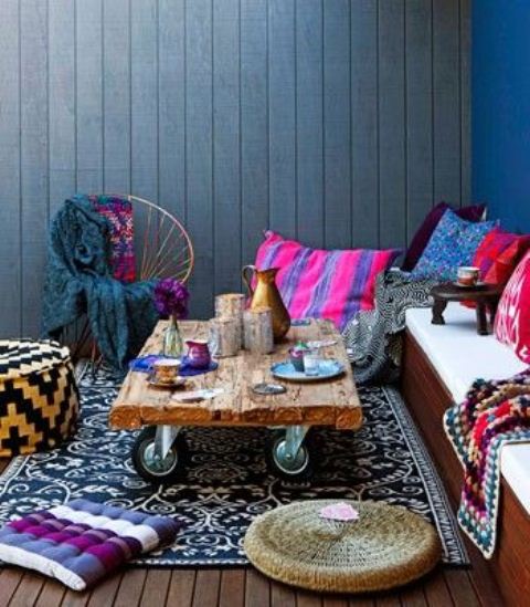 37 Beautiful Bohemian Patio Designs | DigsDigs