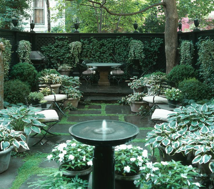 courtyard garden townhouse beautiful designs small patio gardens landscape outdoor digsdigs yard front backyard brownstone city enclosed shade winter
