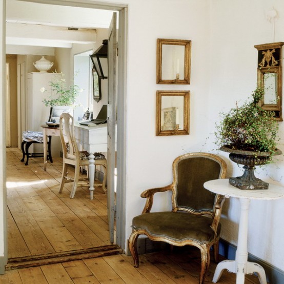 Beautiful White Vintage House In Sweden
