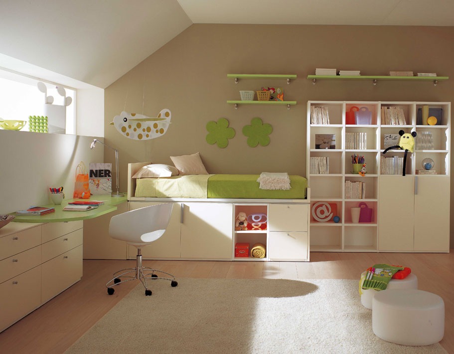 29 Bedroom for Kids Inspirations from Berloni - DigsDigs