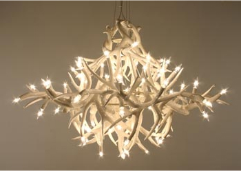 The Biggest Antler Chandelier