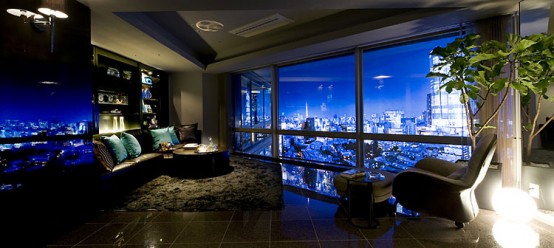 Interior   Big interior Apartment  DigsDigs houston Luxury Tokyo in apartment Design design