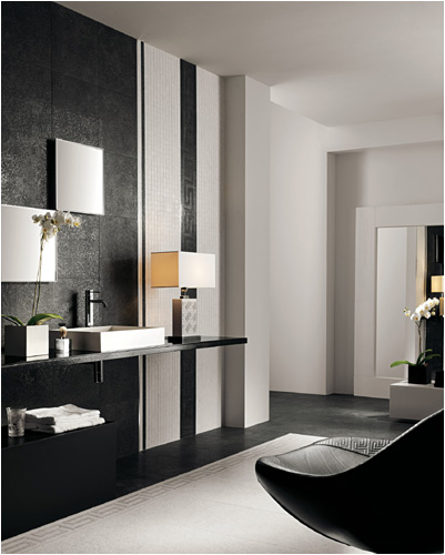 black and white tiled bathroom. Black And White Tiles By