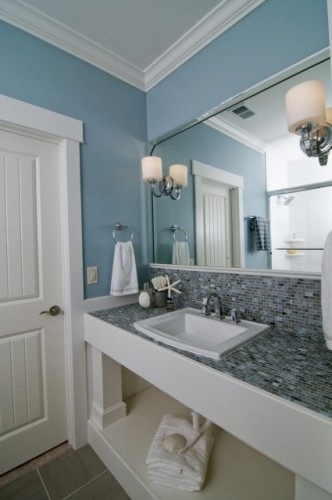 Blue And Brown Master Bedroom