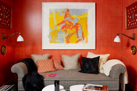 bright and inspiring orange room designs 12 554x368 تصميمات ملهمة لعشاق البرتقالي