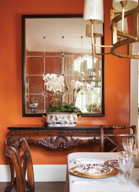bright and inspiring orange room designs 16 تصميمات ملهمة لعشاق البرتقالي