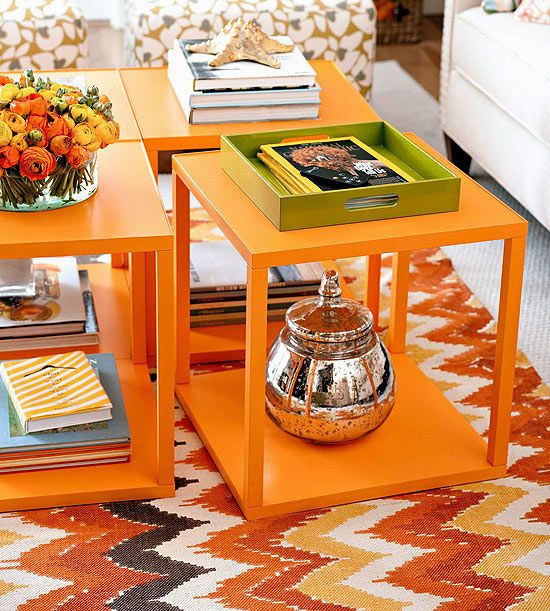bright and inspiring orange room designs 20 تصميمات ملهمة لعشاق البرتقالي