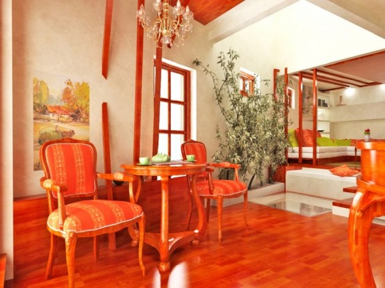 bright and inspiring orange room designs 23 554x414 تصميمات ملهمة لعشاق البرتقالي