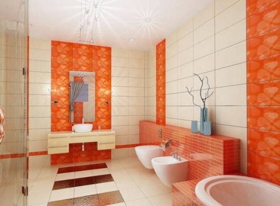 bright and inspiring orange room designs 28 554x408 تصميمات ملهمة لعشاق البرتقالي