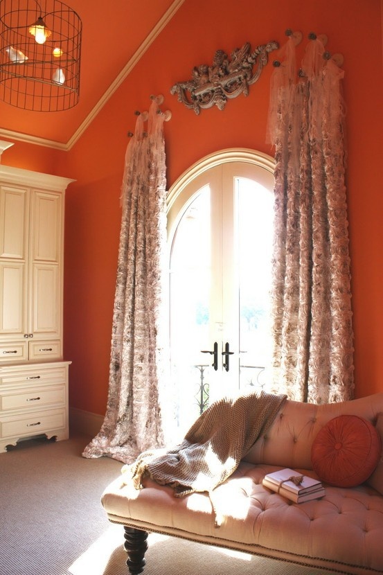 bright and inspiring orange room designs 3 تصميمات ملهمة لعشاق البرتقالي