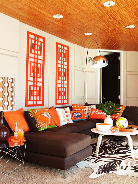 bright and inspiring orange room designs 4 تصميمات ملهمة لعشاق البرتقالي