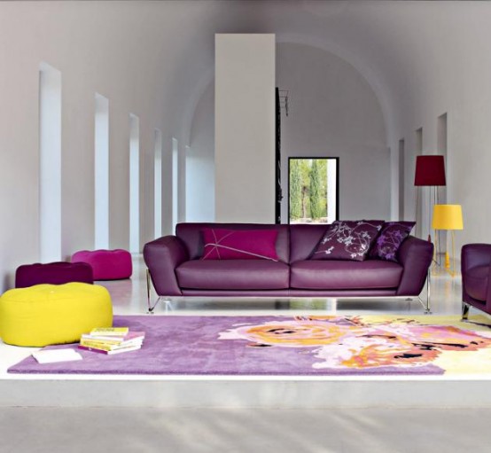 Bright And Modern Sofas By Roche Bobois