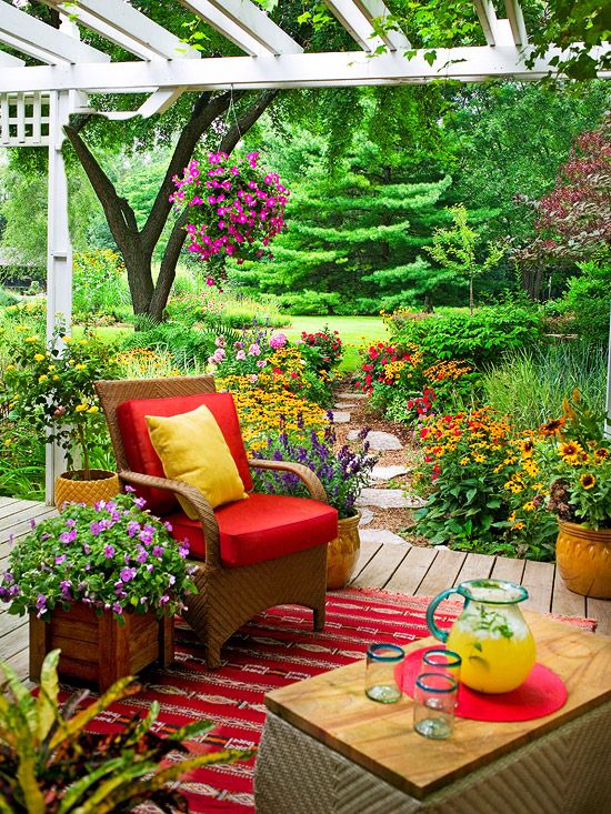 20 Bright Spring Terrace And Patio Décor Ideas - DigsDigs