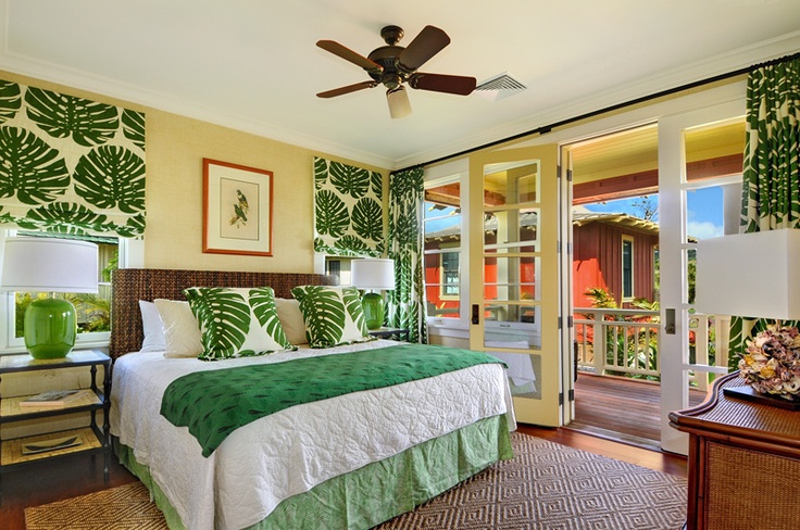 tropical bedroom designs bright decorating bedrooms inspiration decor interior cool colors paradise digsdigs bed furniture hawaiian theme rooms paint curtains