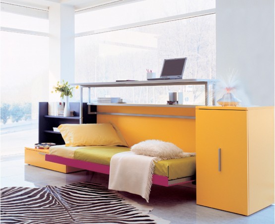 clei, contemporary beds, desk, modern beds, single beds, study  desk, stylish bed, transformable beds, transformable desks,  transformable sofas, work desk, beds, desks