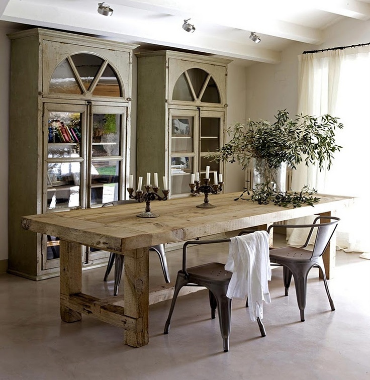 Unique Rustic Dining Room Info