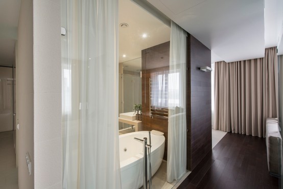 Calm Minimalist Apartment With Eye Catching Textures