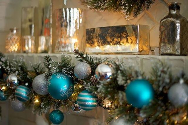 35 Silver And Blue Décor Ideas For Christmas And New Year  DigsDigs