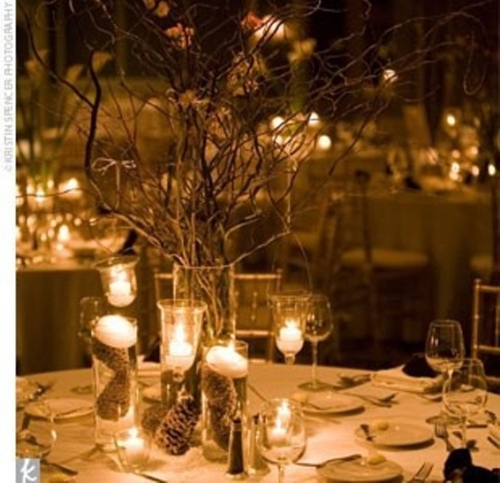 Winter Centerpieces Branches : Charming winter centerpieces digsdigs
