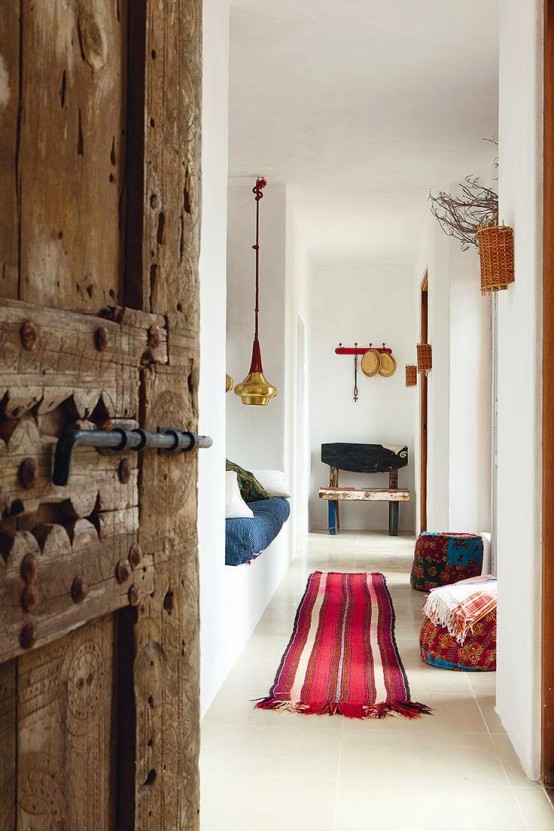 Cheerful Rustic Ibiza Retreat With Colorful Details