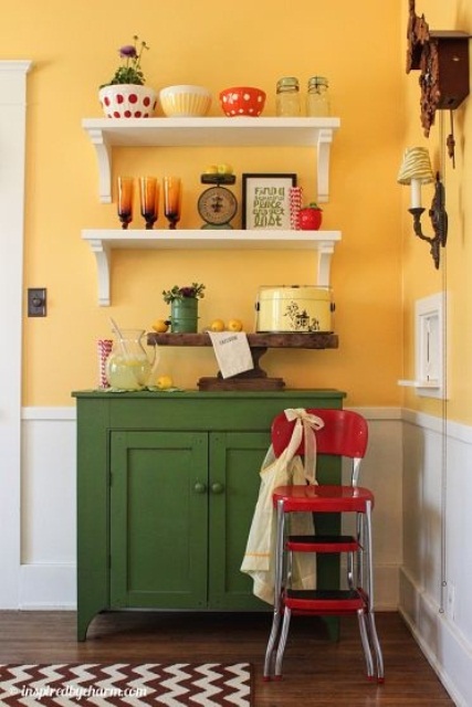 Cheerful Summer Interiors: 50 Green and Yellow Kitchen ...
