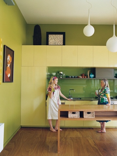 Cheerful Summer Interiors: 50 Green and Yellow Kitchen ...
