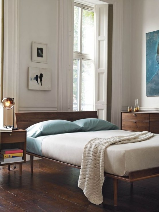 30 Chic And Trendy Mid-Century Modern Bedroom Designs - DigsDigs