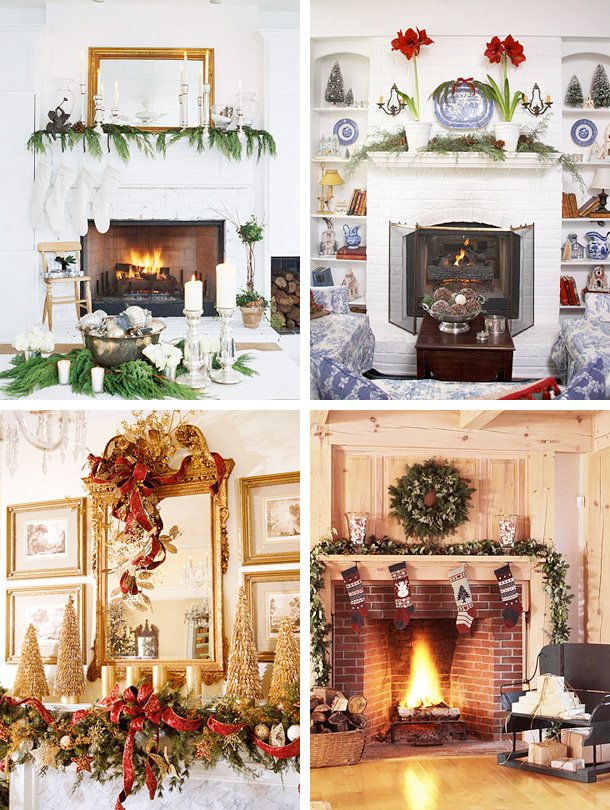 33 Mantel Christmas Decorations Ideas | DigsDigs