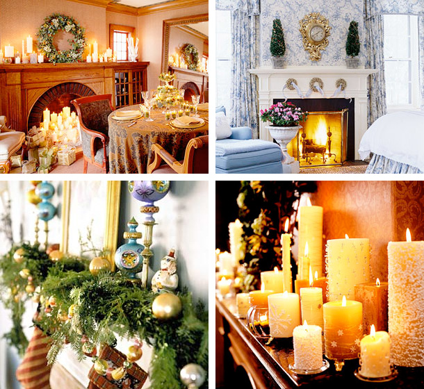 Easy Christmas Mantel Decorating Ideas